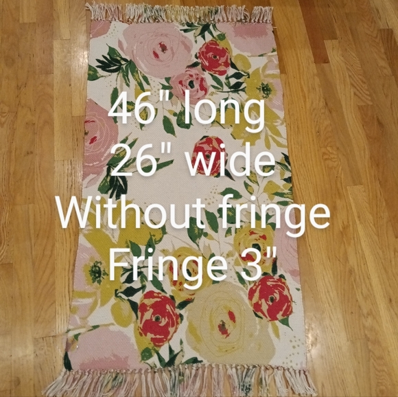 Floral Small Area Rug / Mat - Picture 9 of 9